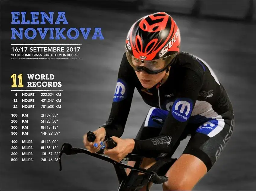 Elena rides bike